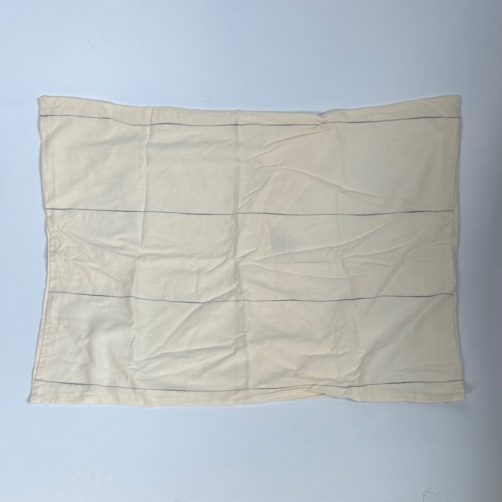 SINGLE Hearth & Hand Full/Queen Cream with black stripes Cotton Pillow Sham